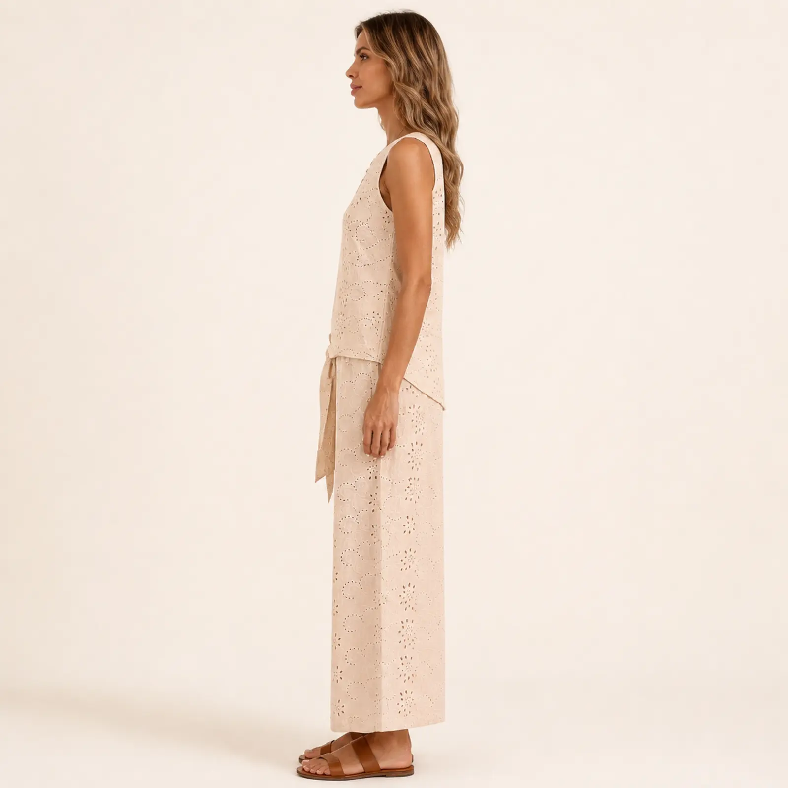 Ivy Eyelet Two-Piece Set, view 3