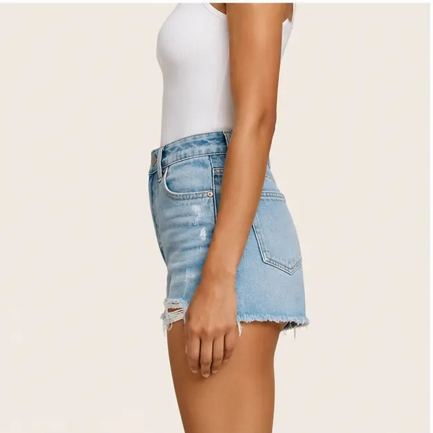 Kenza Denim Shorts, view 3