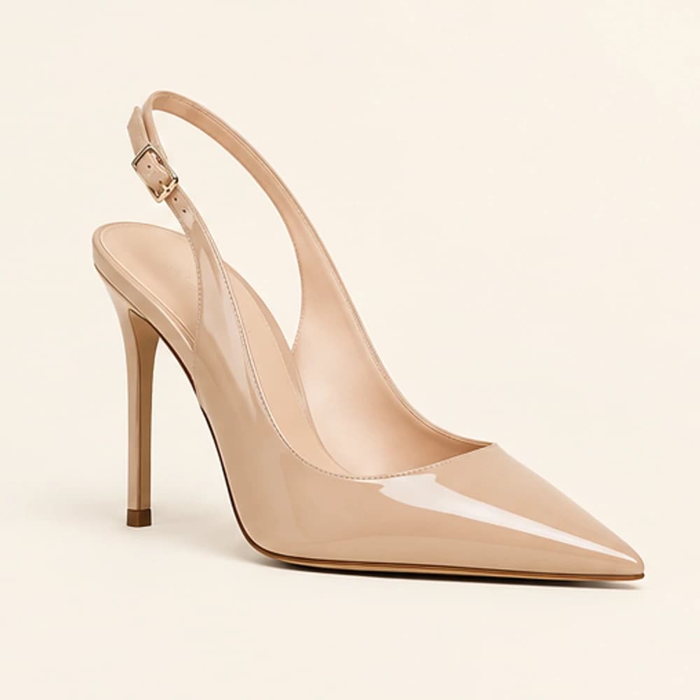 Lucia Gloss Slingback — 10 cm, view 1