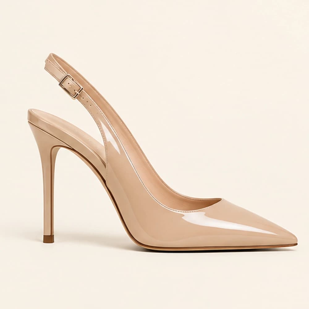 Lucia Gloss Slingback — 10 cm, view 2