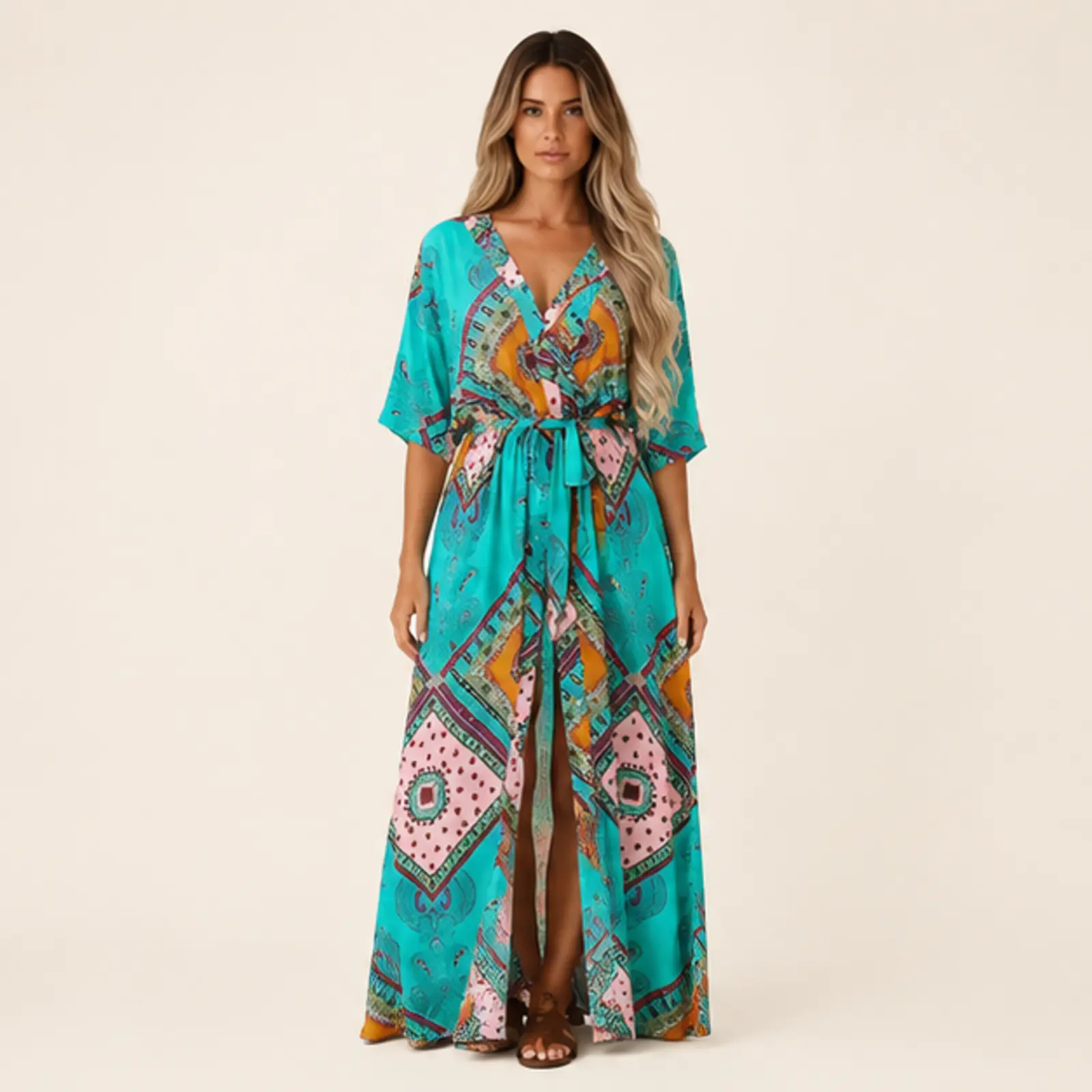 Lux Print Dress