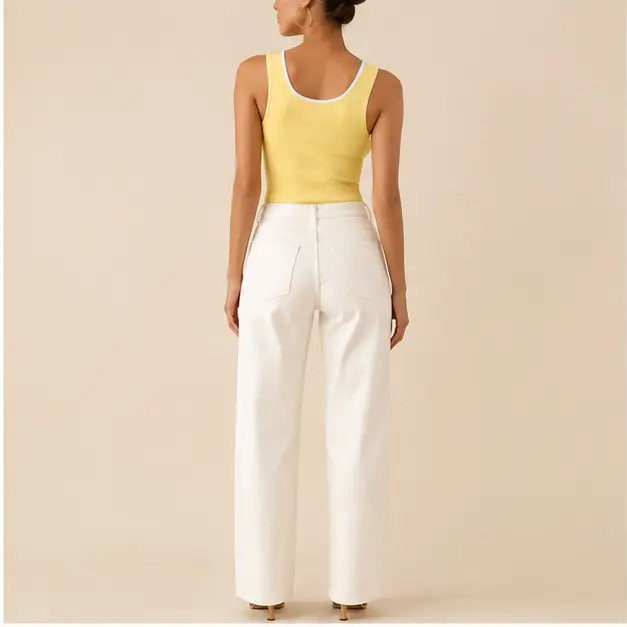 Maren Ribbed Tank, view 2