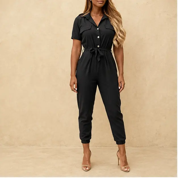 Onyx Utility Jumpsuit