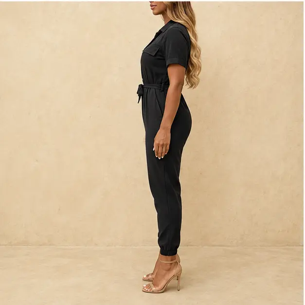 Onyx Utility Jumpsuit, view 3