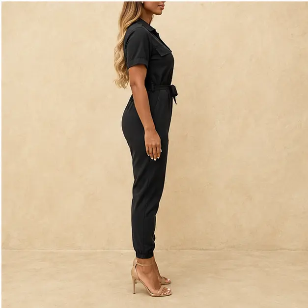 Onyx Utility Jumpsuit, view 4