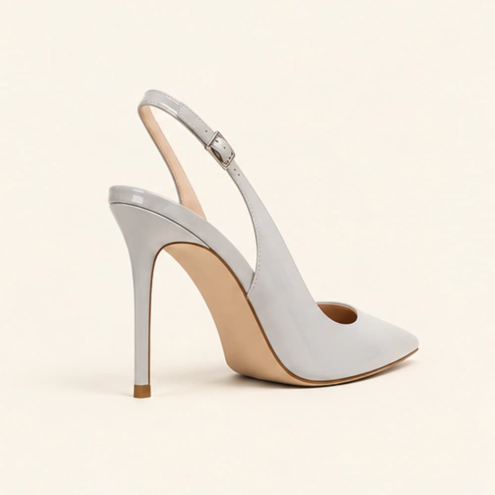 Pearl Gloss Slingback — 10 cm, view 3