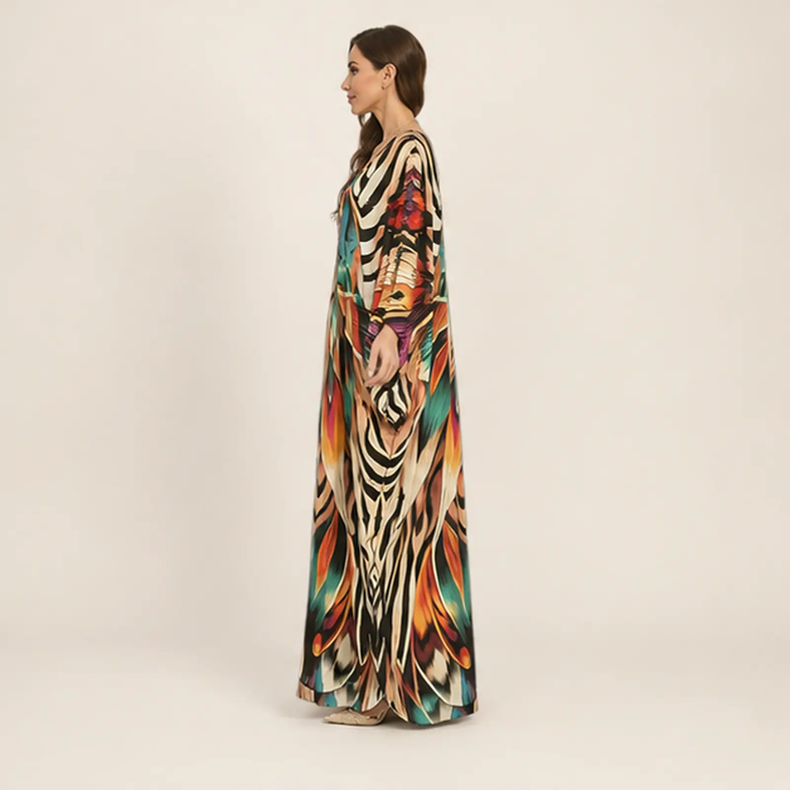 Rio Mosaic Maxi Kaftan, view 4