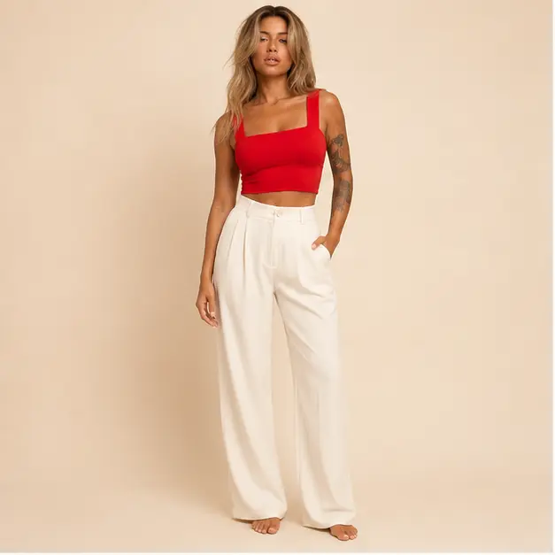 Romy Square-Neck Top