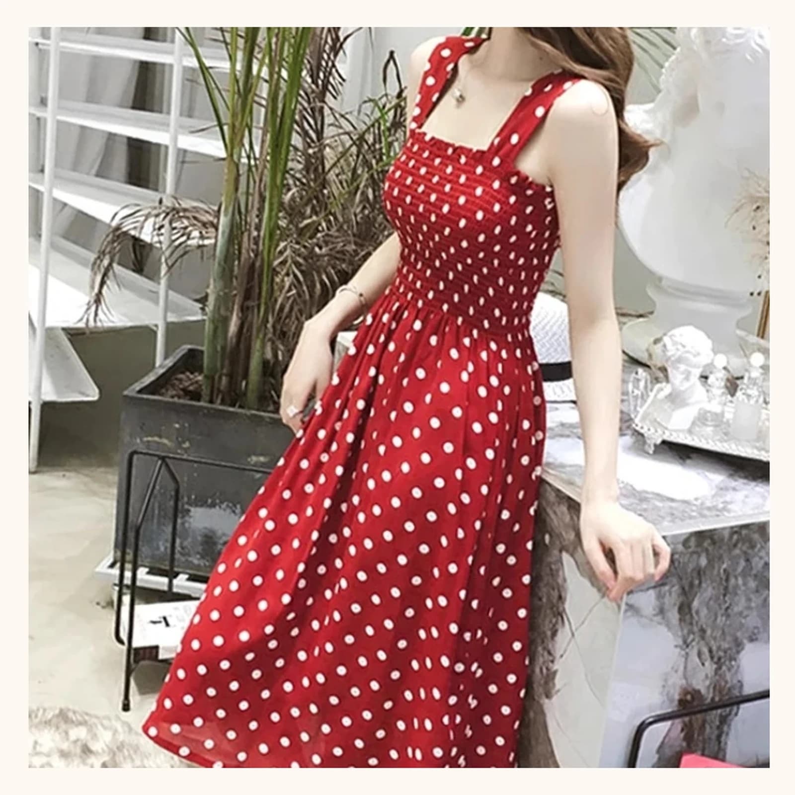 Rosalie Polka Dot Sundress, view 1