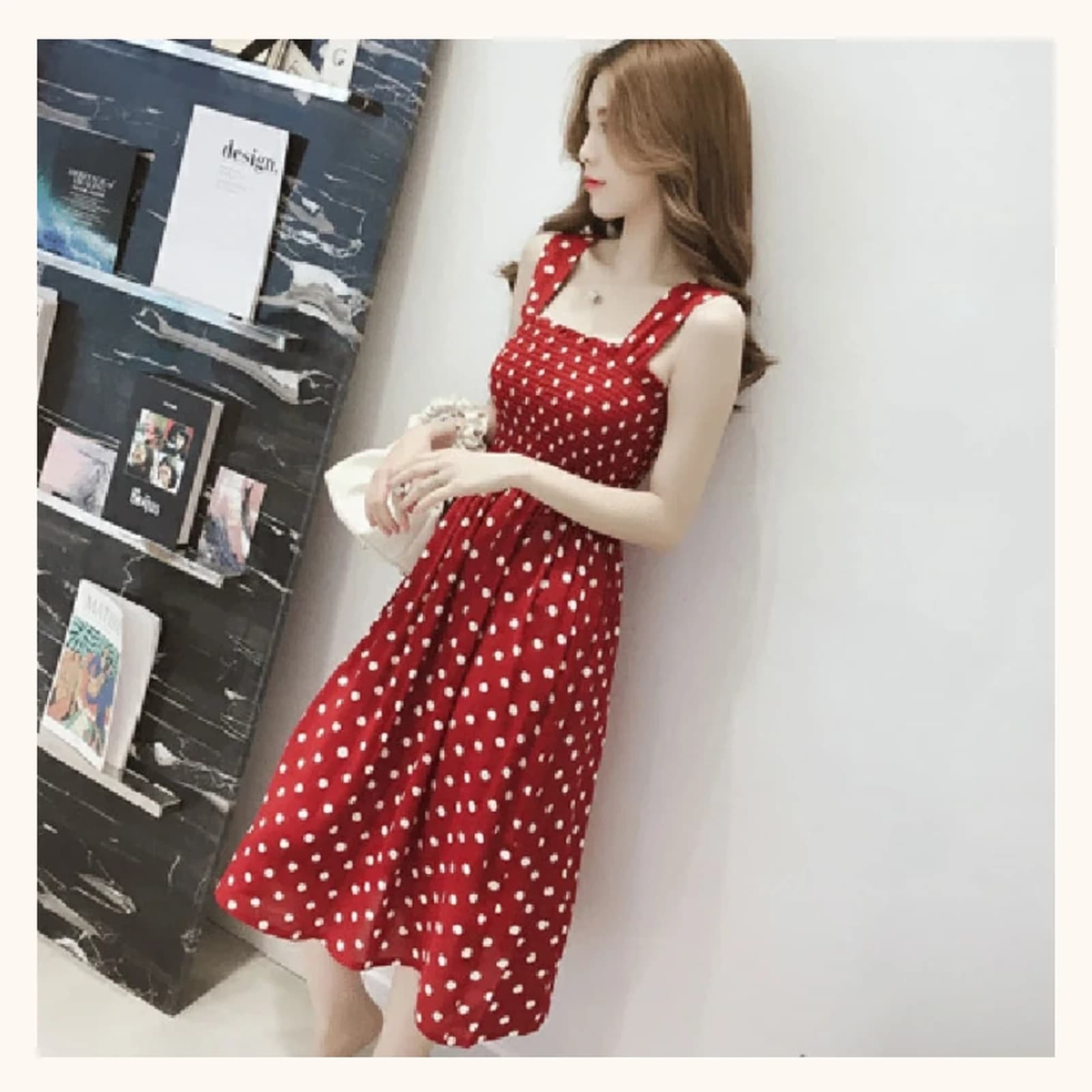 Rosalie Polka Dot Sundress, view 3