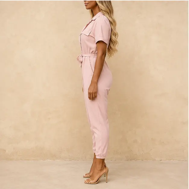 Rosalie Utility Jumpsuit, view 3