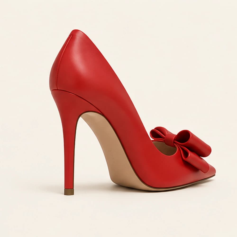 Rouge Bow Pump — 10.5 cm, view 3