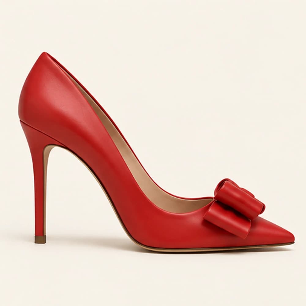 Rouge Bow Pump — 10.5 cm, view 2