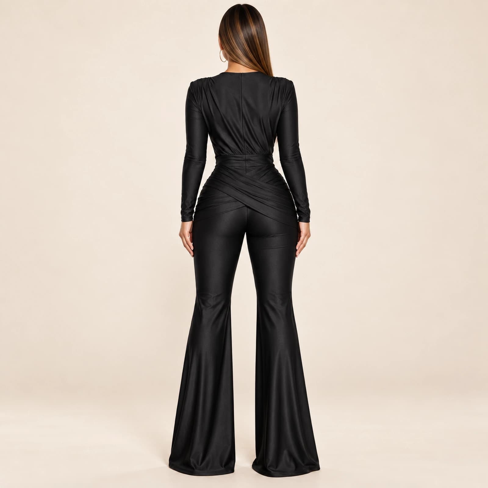 Sabine Ruched Jumpsuit, view 2