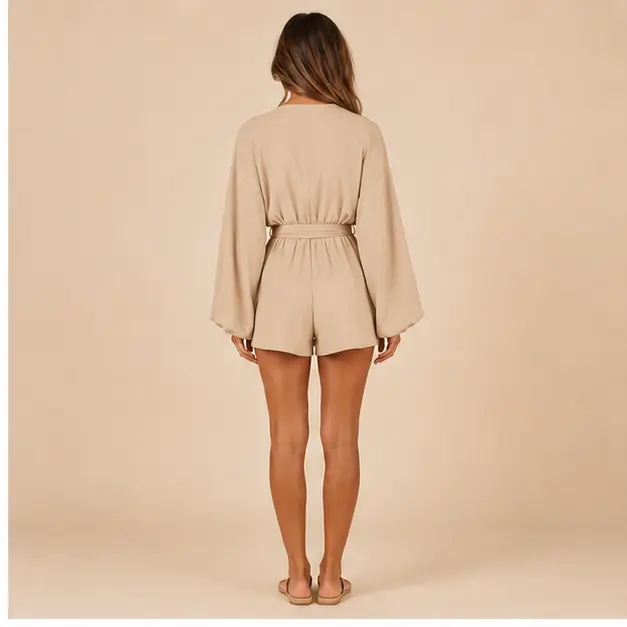 Sandrine Wrap Romper, view 2