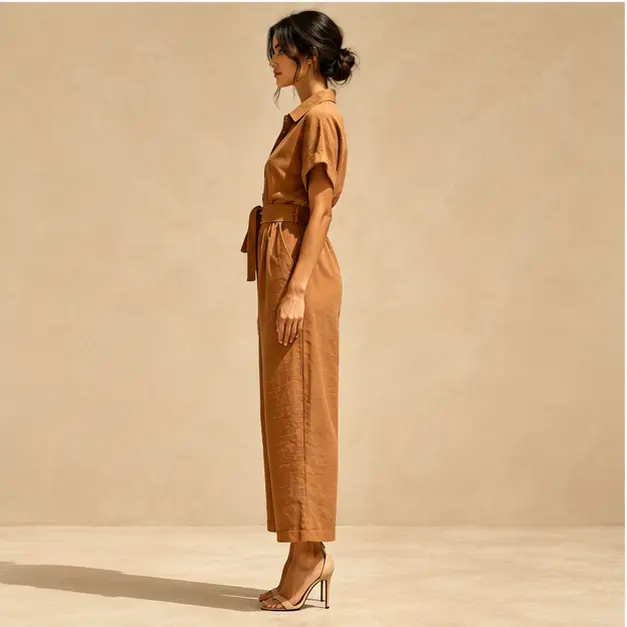 Siena Wide-Leg Jumpsuit, view 3