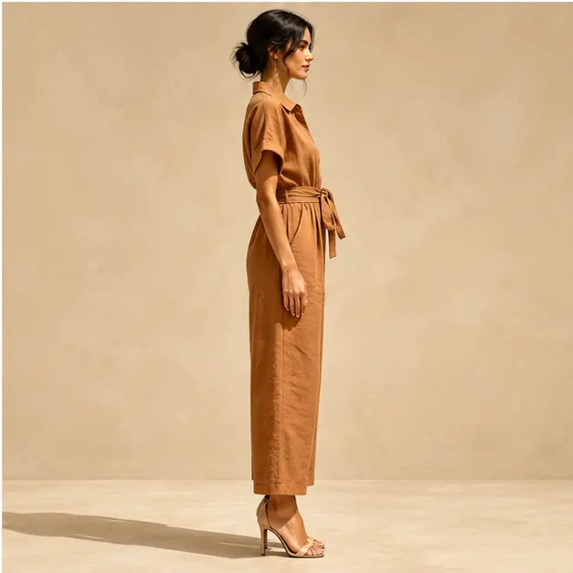 Siena Wide-Leg Jumpsuit, view 4