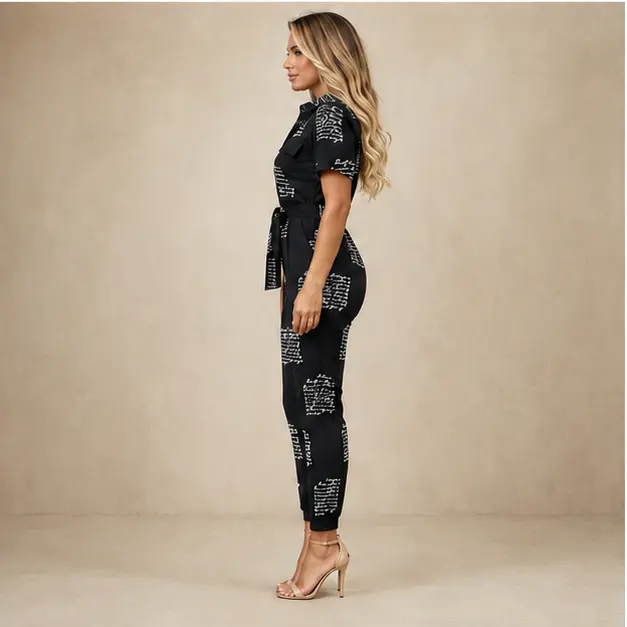 Sloane Print Jumpsuit, view 3