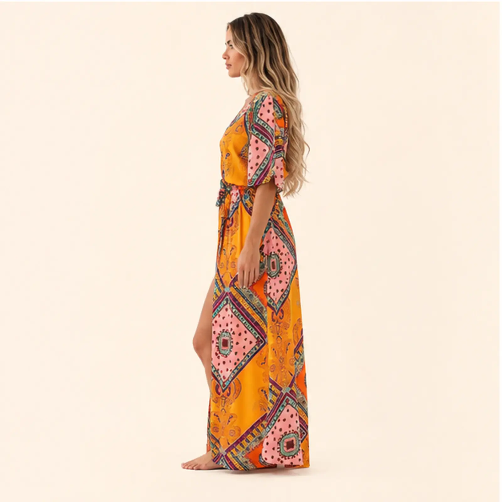 Ursa Print Dress, view 3