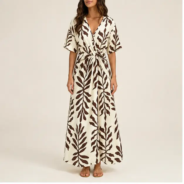 Ursula Botanical Maxi Dress