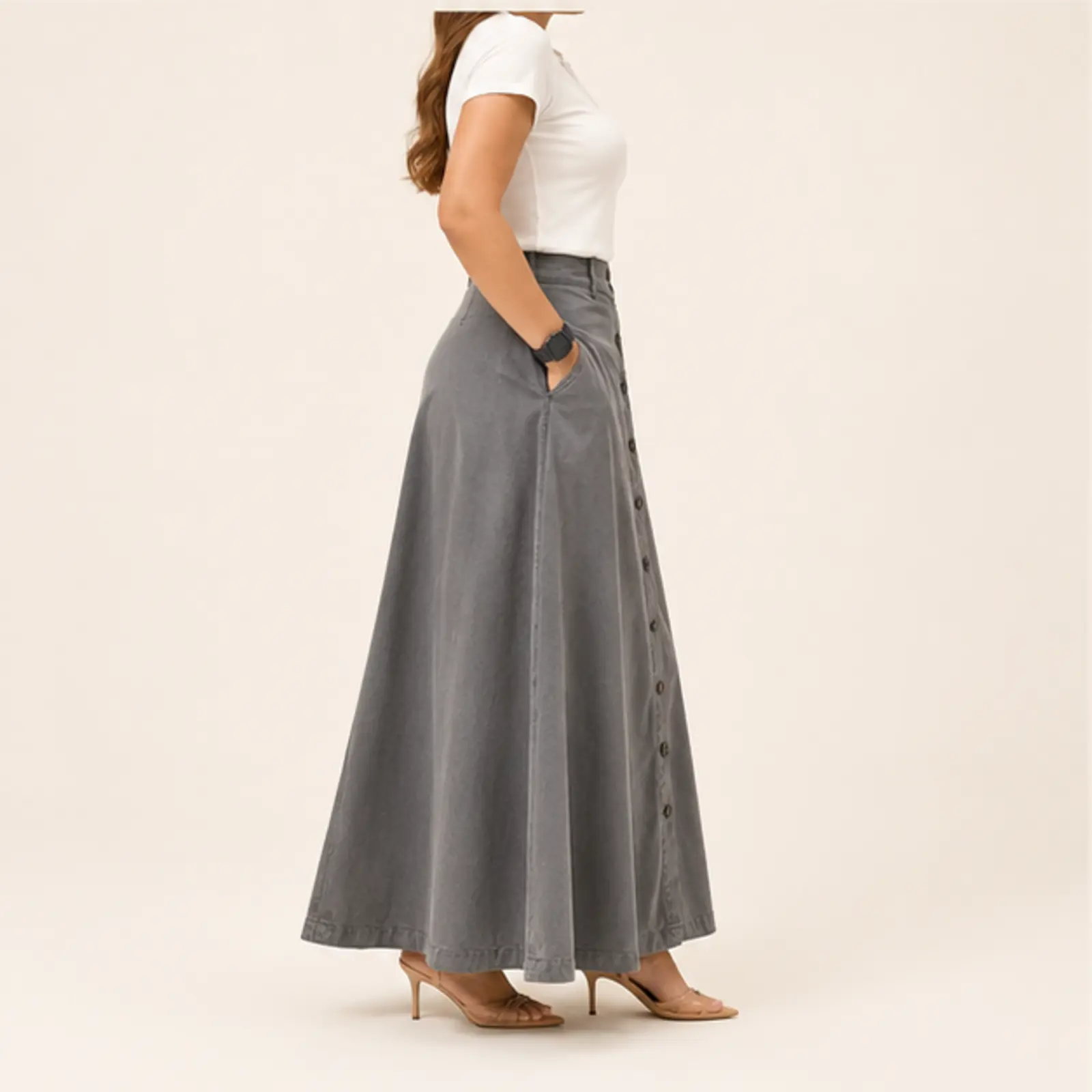Vita Maxi Skirt, view 3