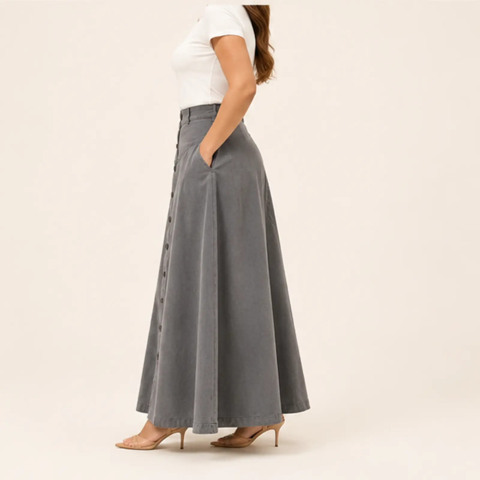 Vita Maxi Skirt, view 4