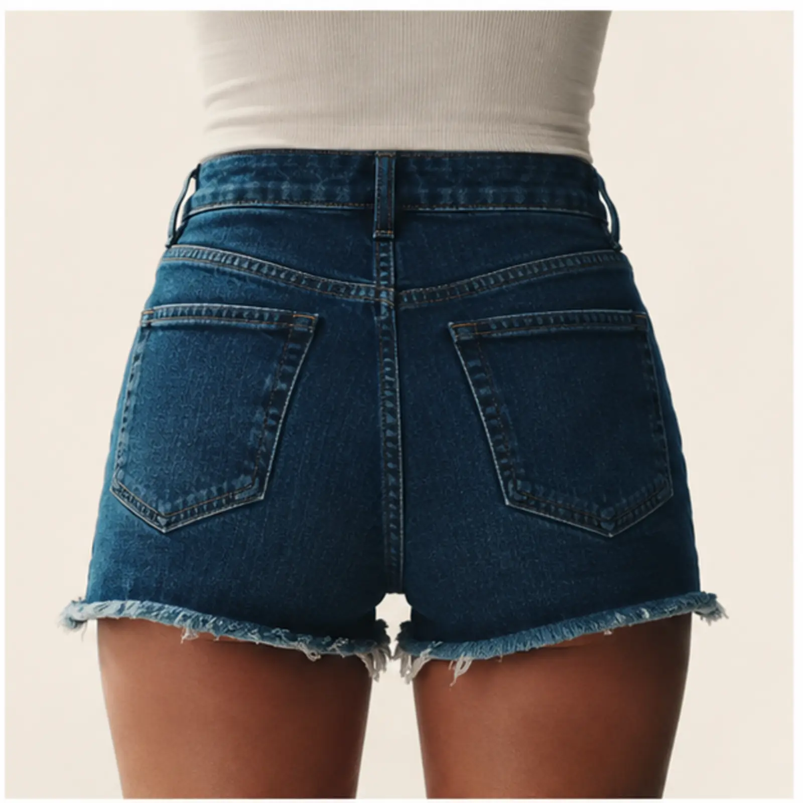 Wisteria Denim Shorts, view 2