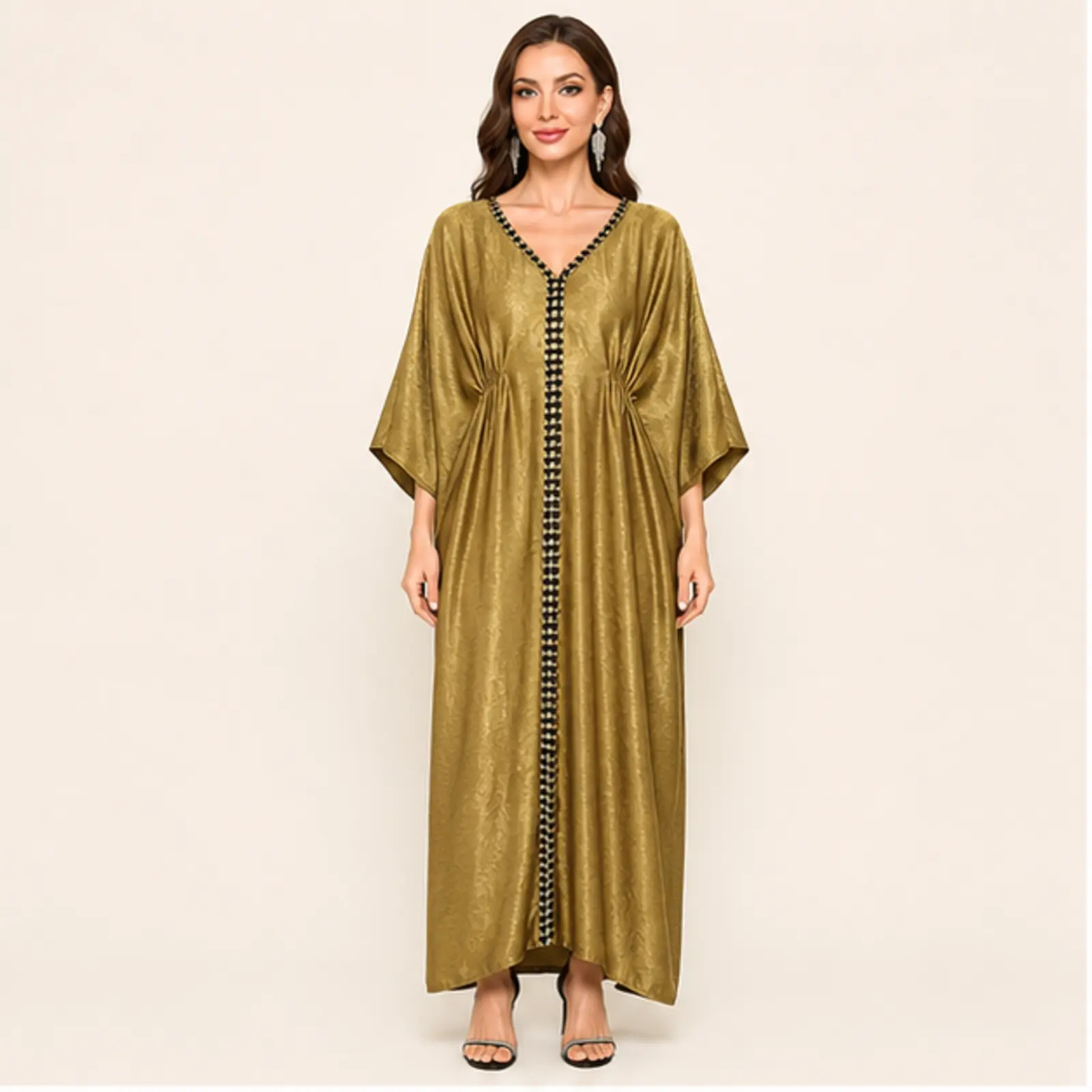 Wynn Metallic Maxi Kaftan