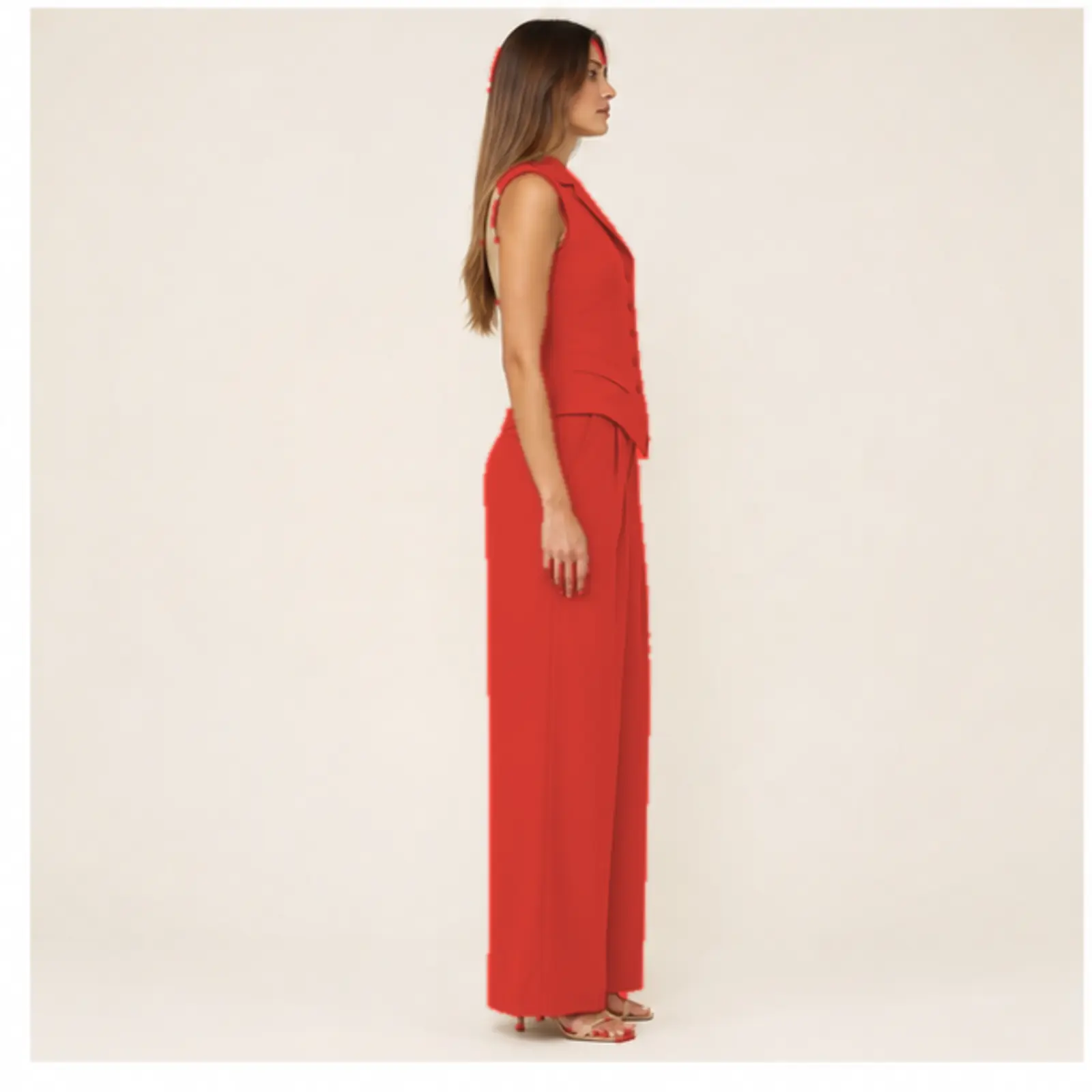 Xyla Tailored Two-Piece Set, view 3