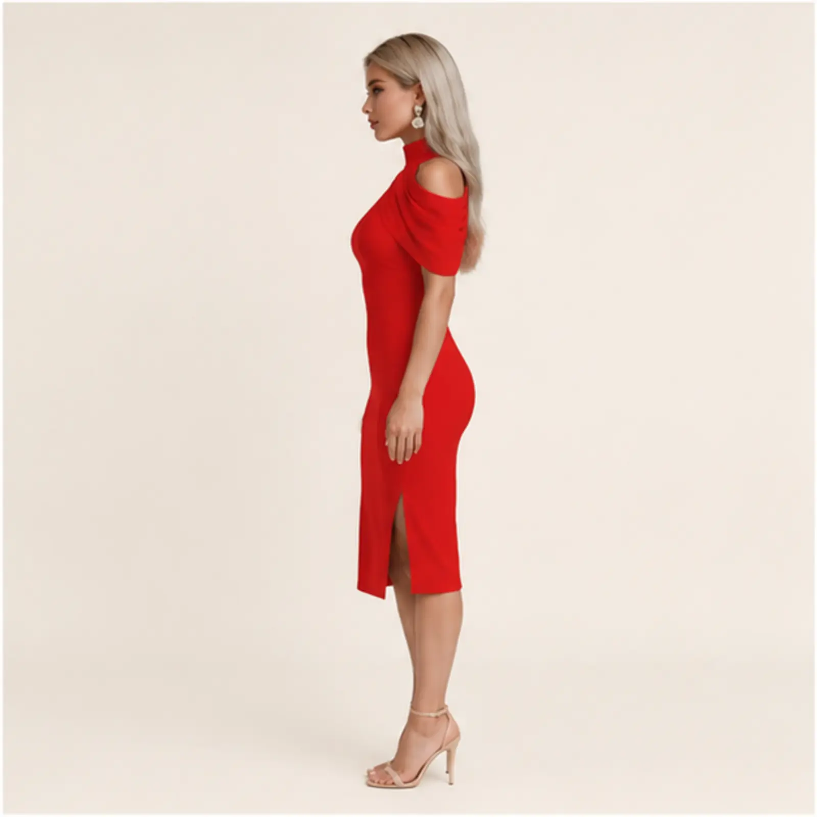 Zinnia Midi Dress, view 3