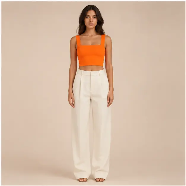 Zoe Square-Neck Top