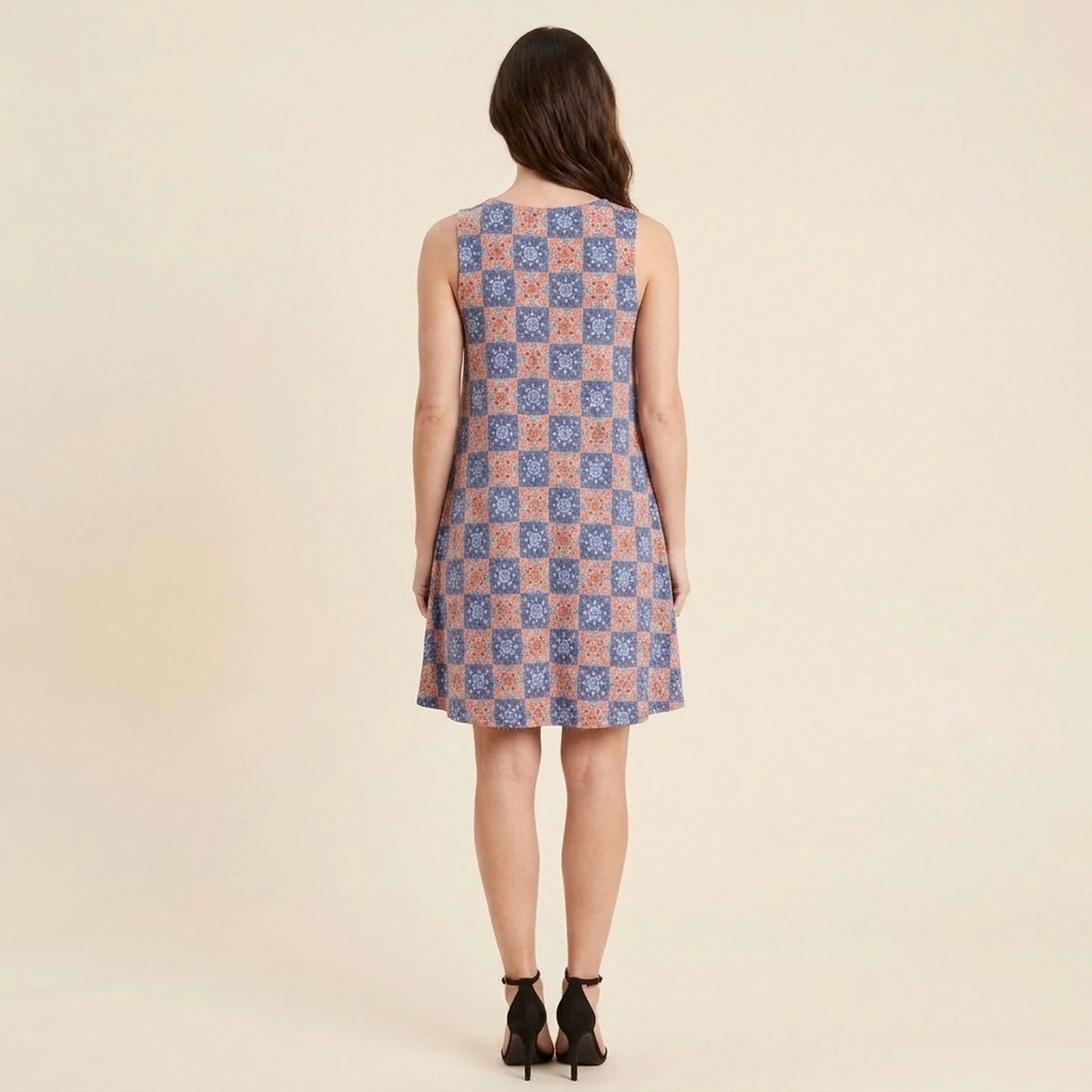 Azul Tile Swing Dress, view 2