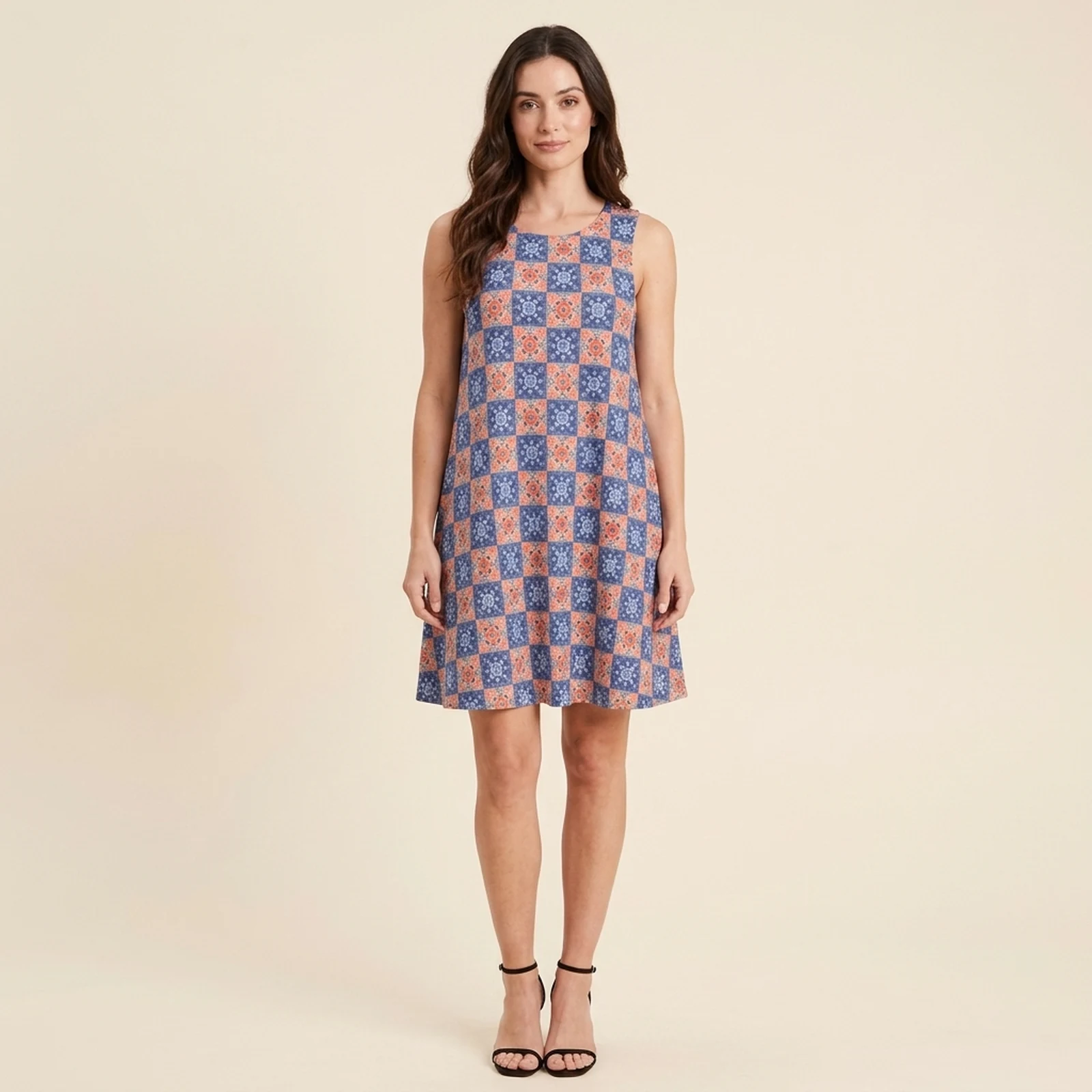 Azul Tile Swing Dress, view 1
