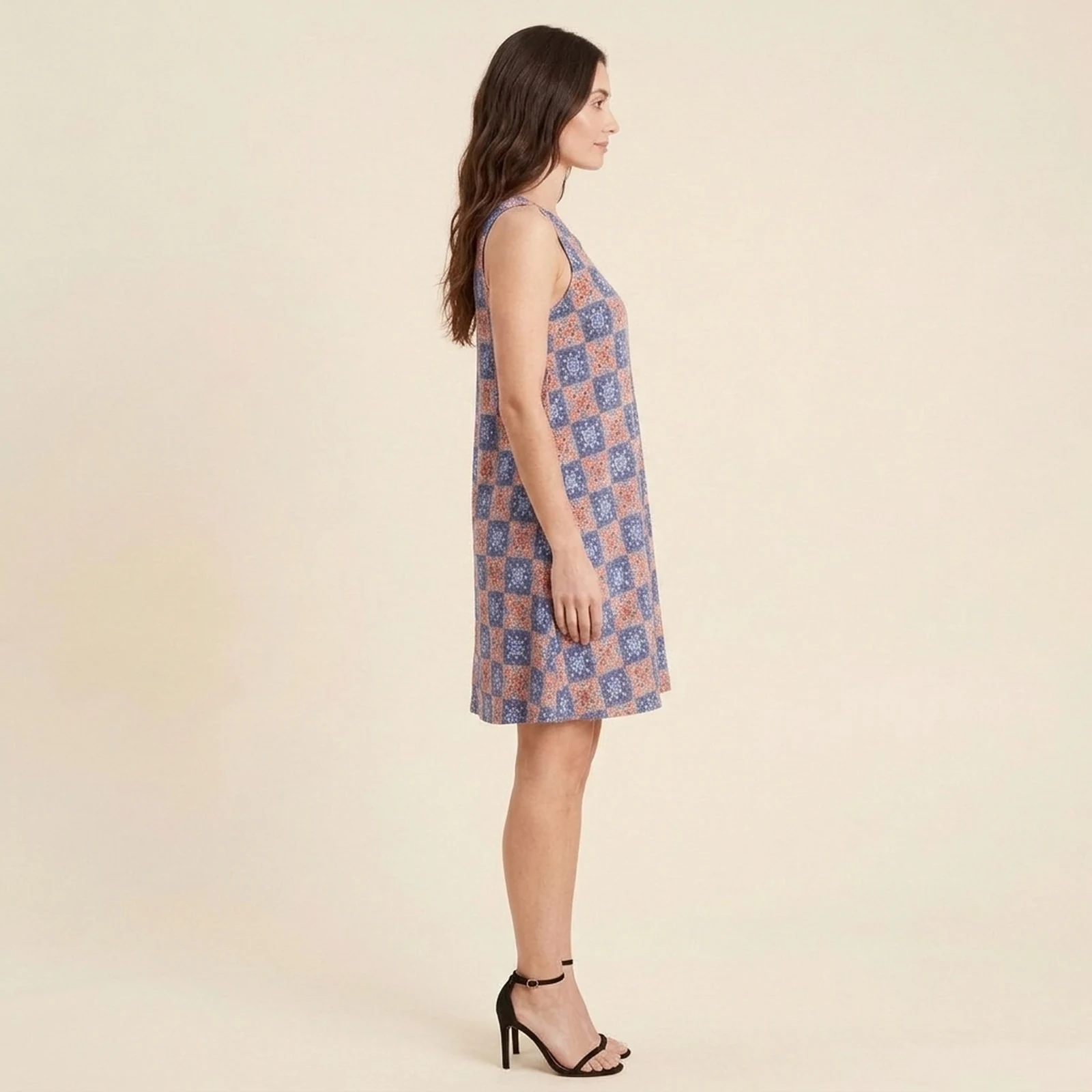 Azul Tile Swing Dress, view 3
