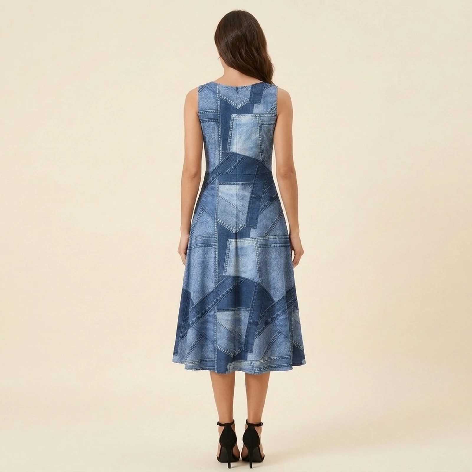 Bruma Swing Midi Dress, view 2
