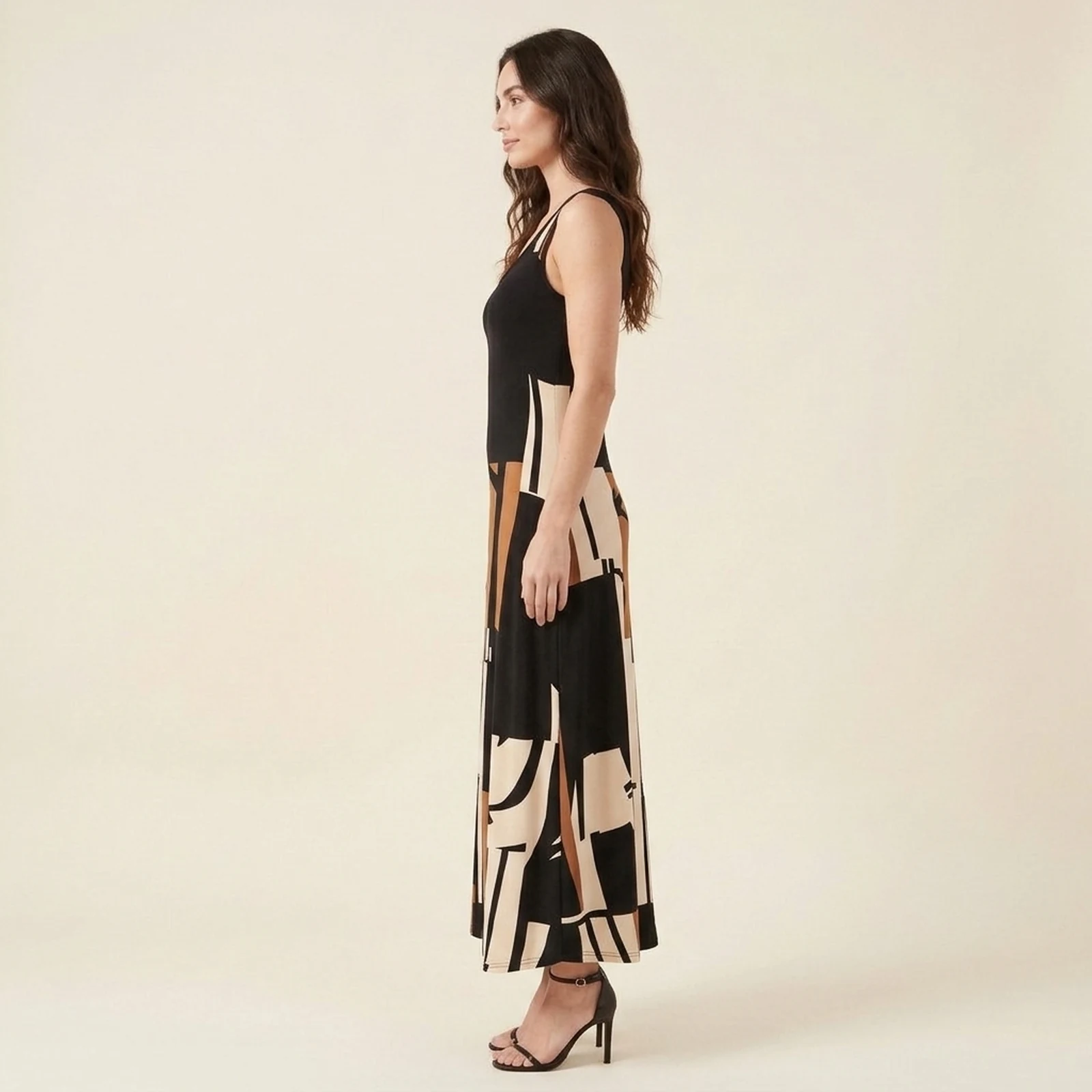 Cobre Arc Maxi Dress, view 4