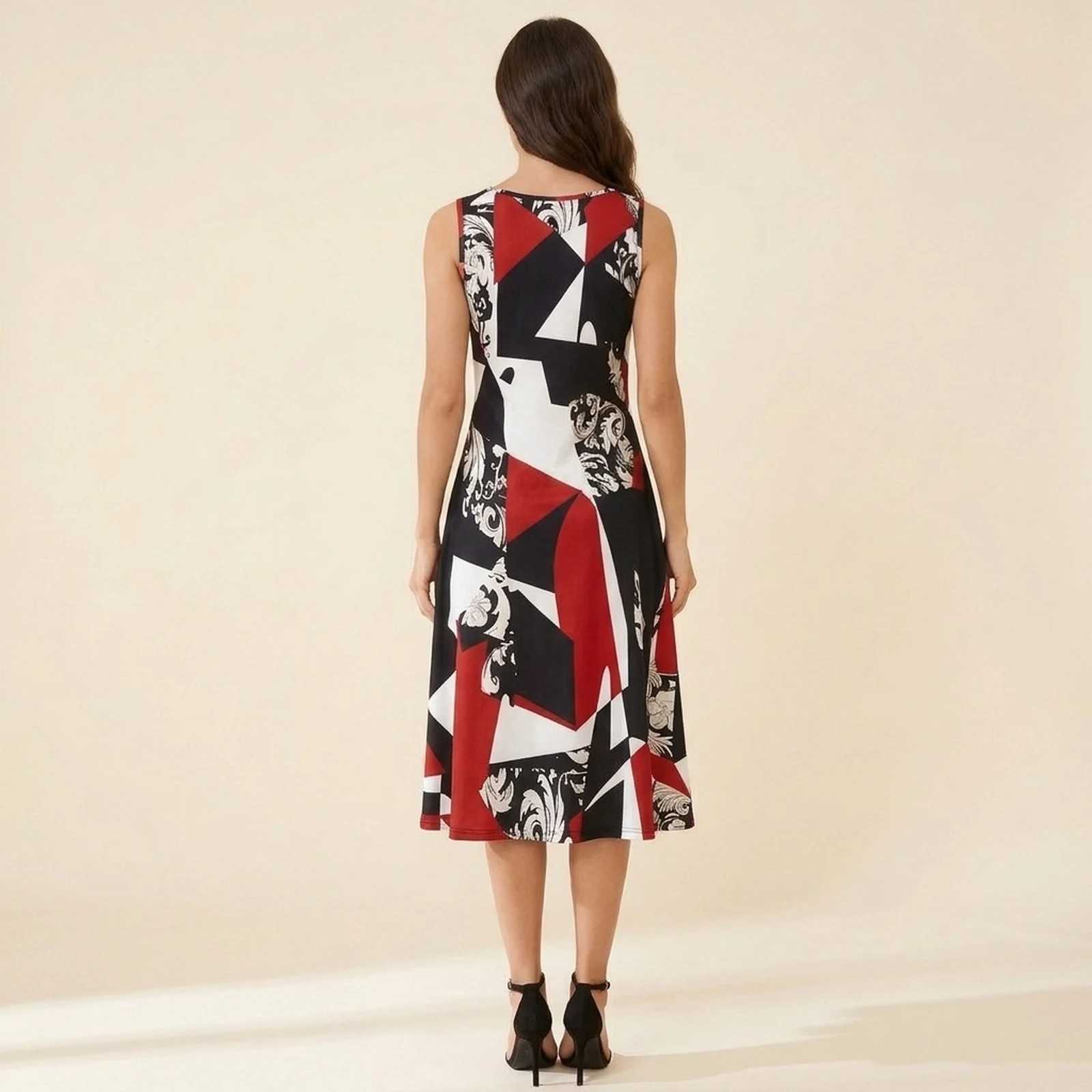 Contraste Swing Midi Dress, view 2