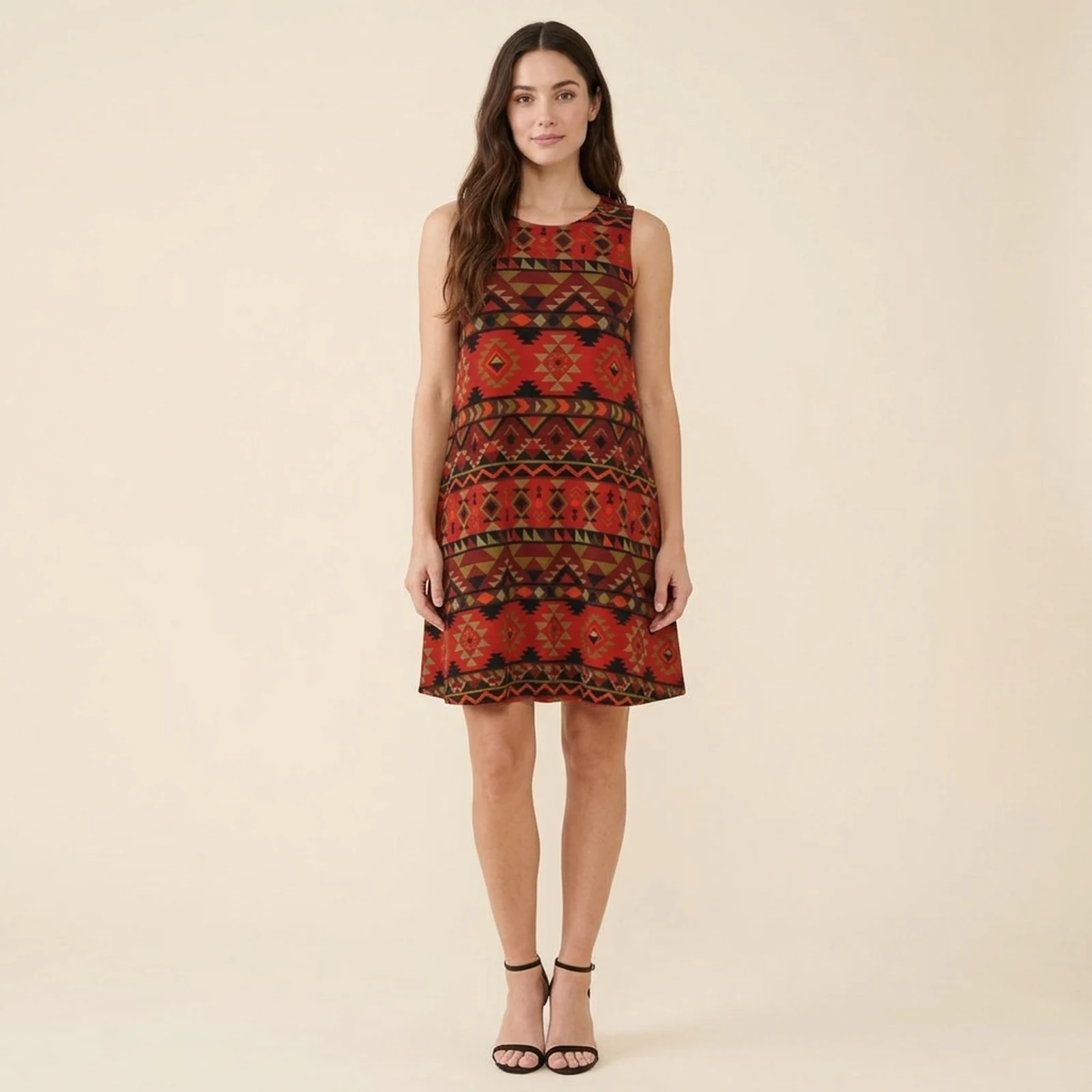 Ember Tribal Swing Dress, view 1