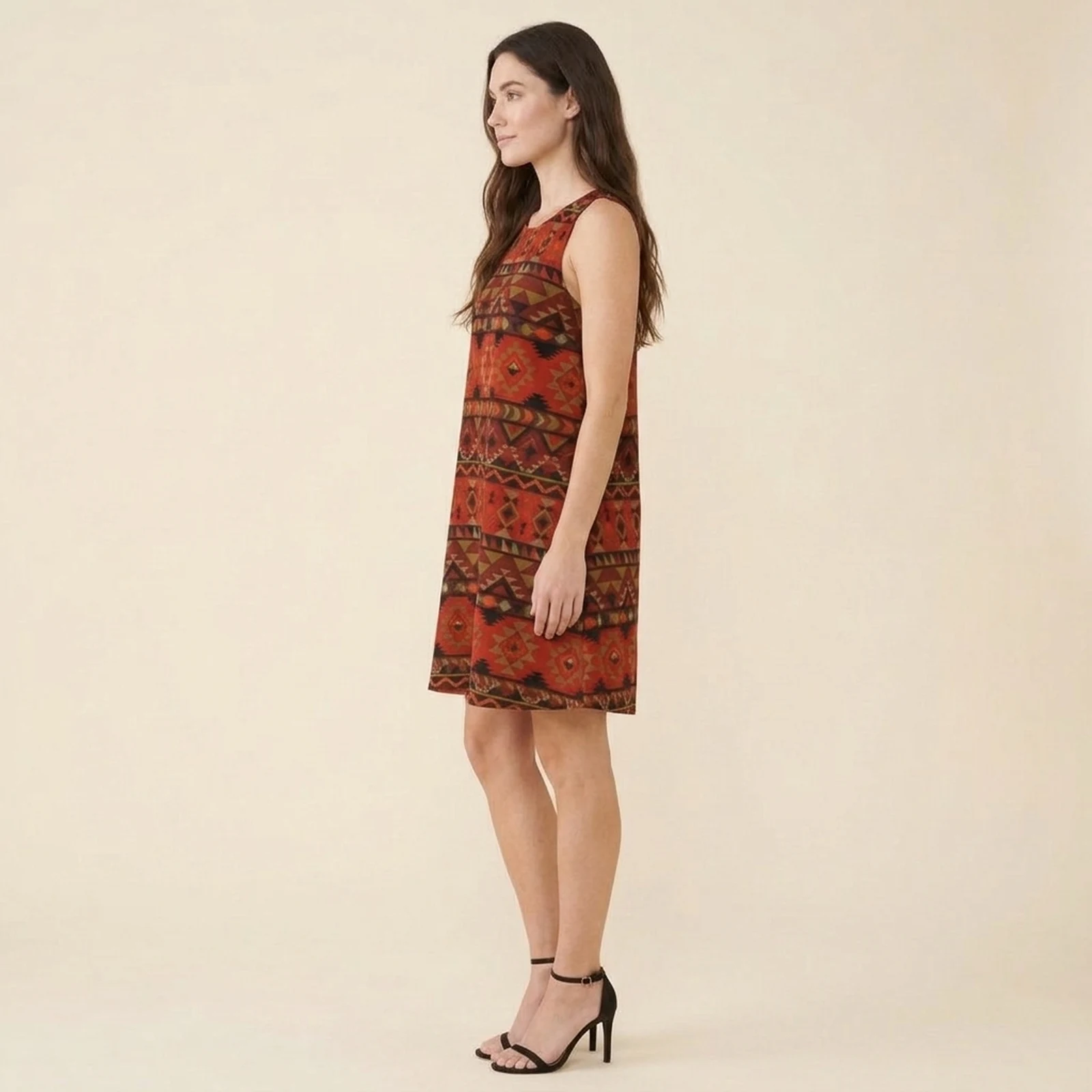 Ember Tribal Swing Dress, view 4