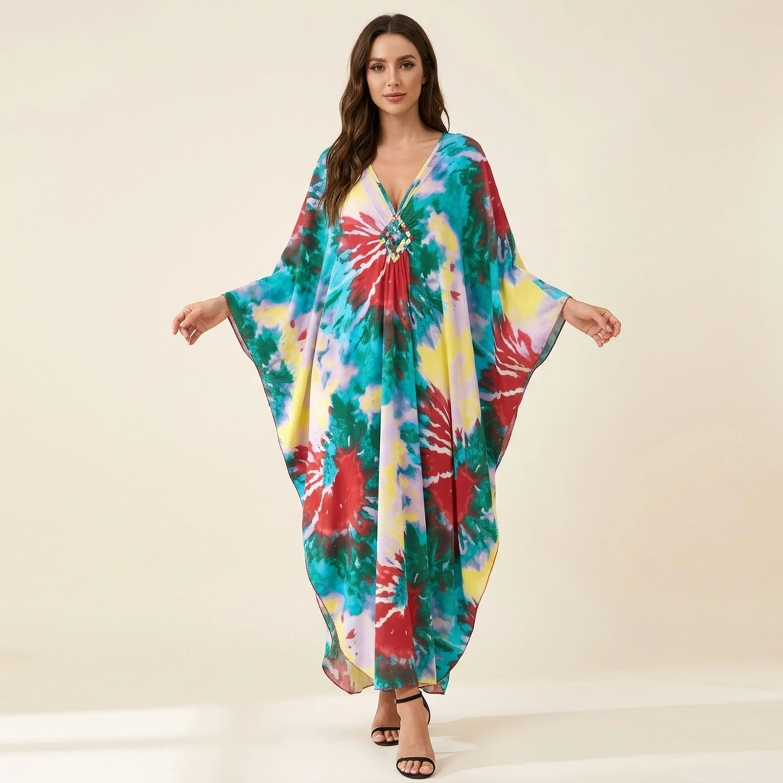 Festa Fireworks Maxi Kaftan, view 1