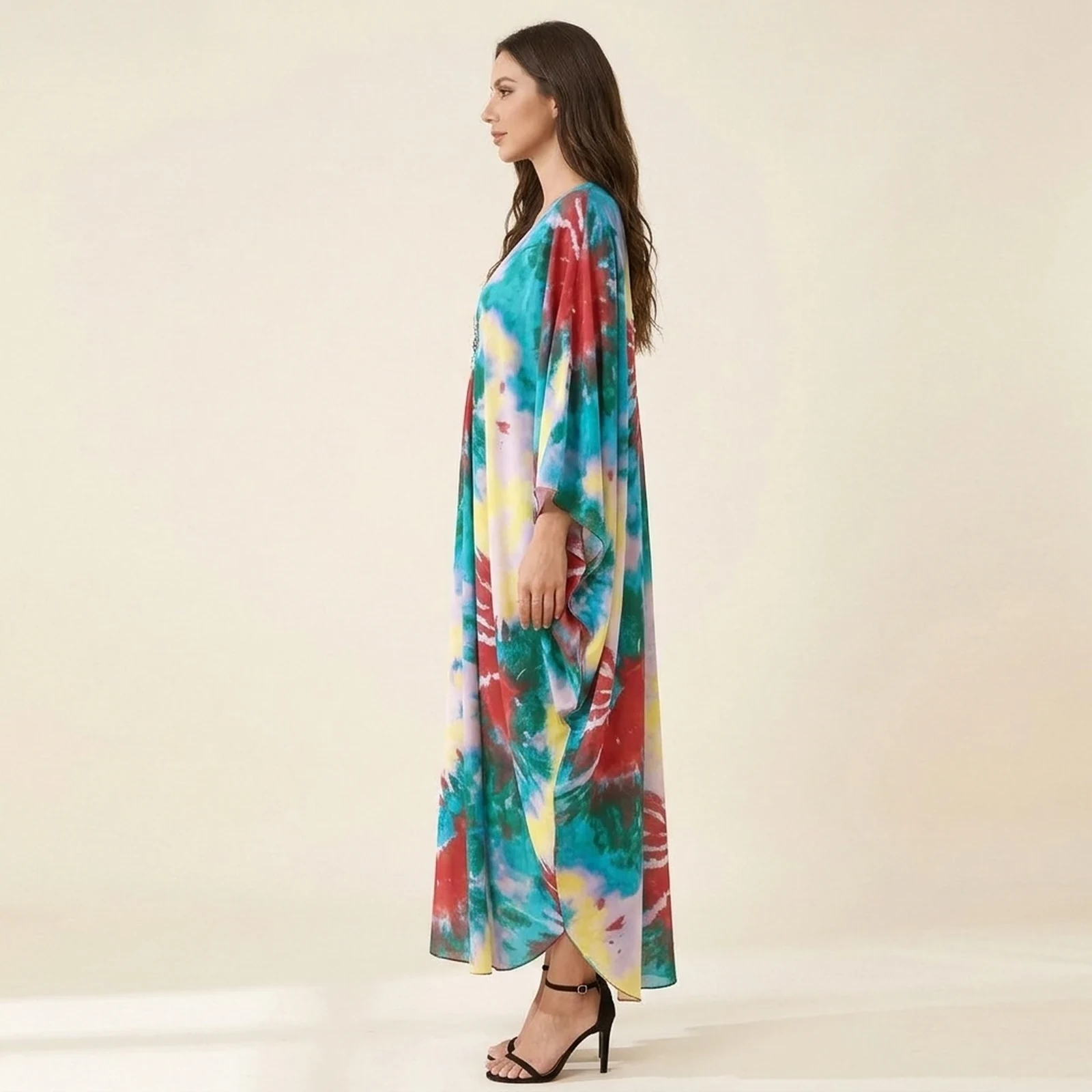 Festa Fireworks Maxi Kaftan, view 3