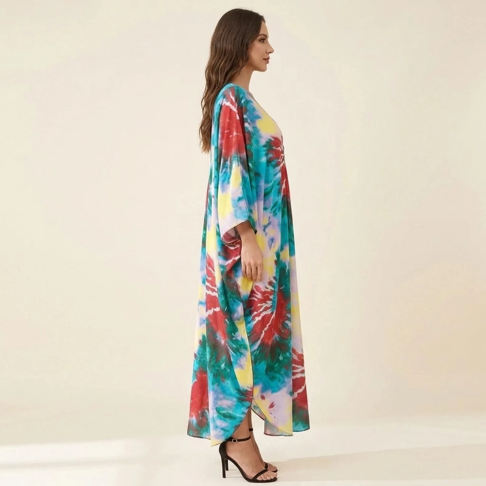 Festa Fireworks Maxi Kaftan, view 4