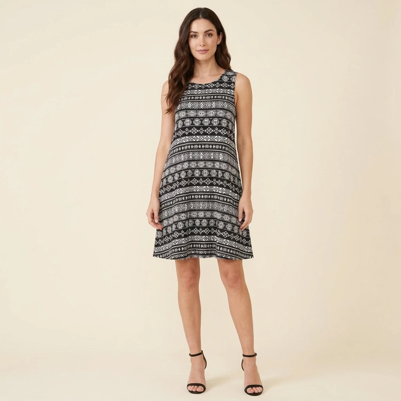 Ivo Tribal Swing Dress, view 1