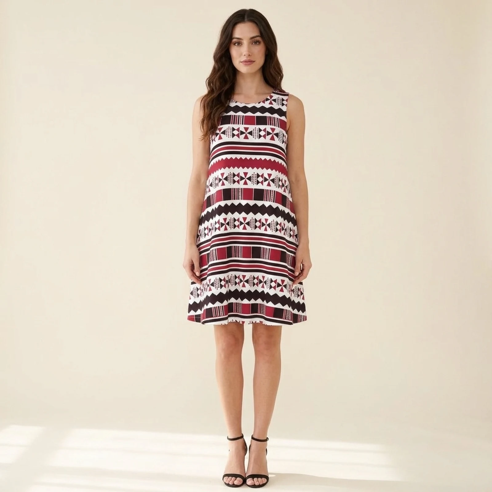 Kora Tribal Swing Dress, view 1