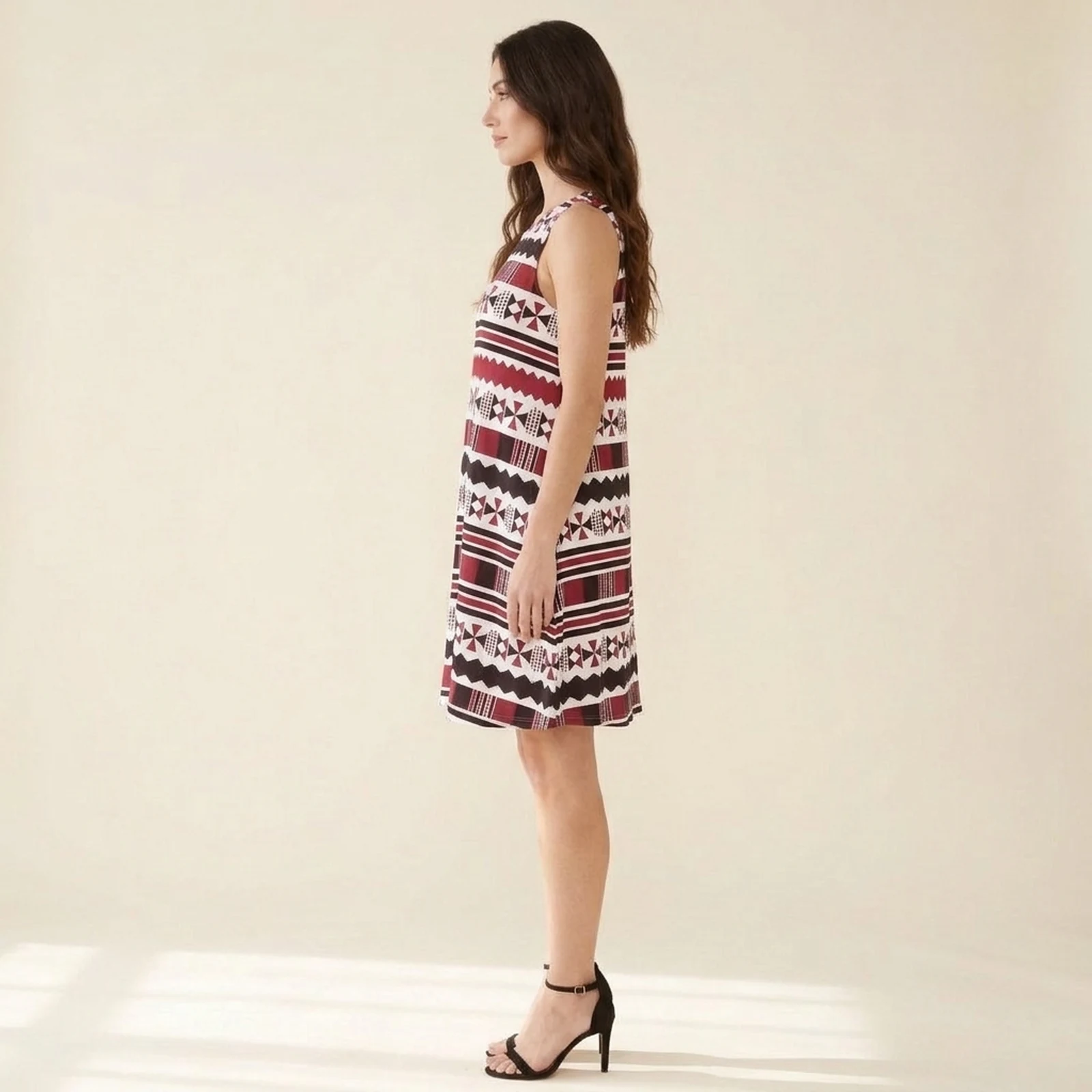 Kora Tribal Swing Dress, view 3