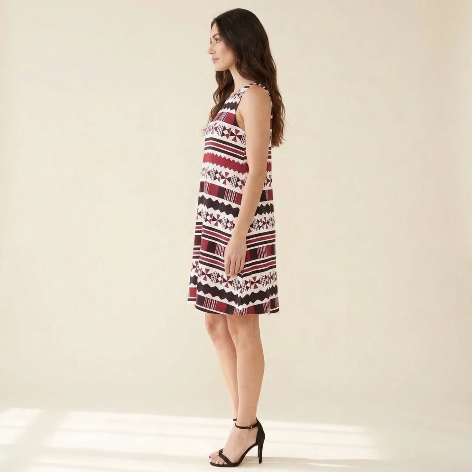Kora Tribal Swing Dress, view 4