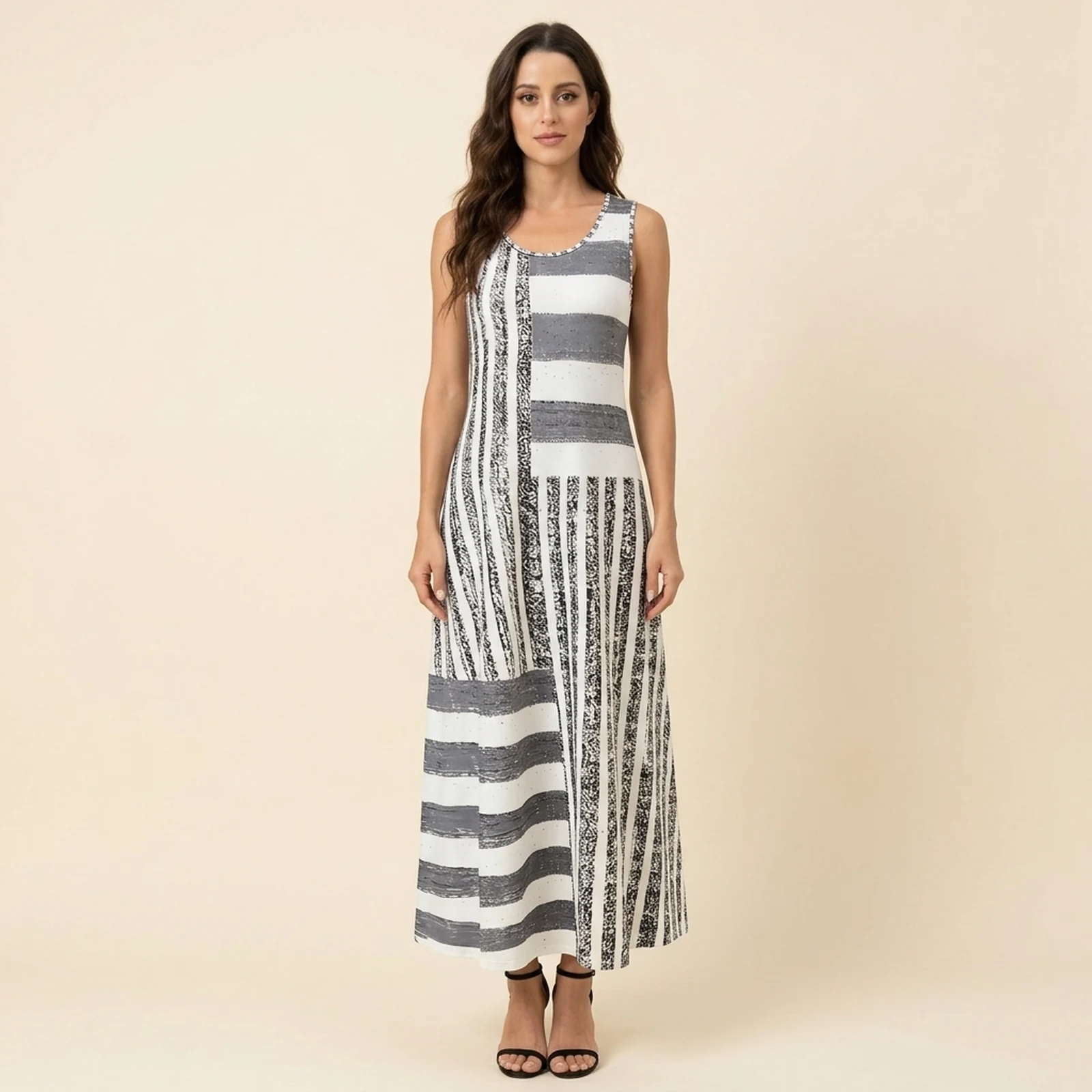 Linea Stripe Maxi Dress, view 1