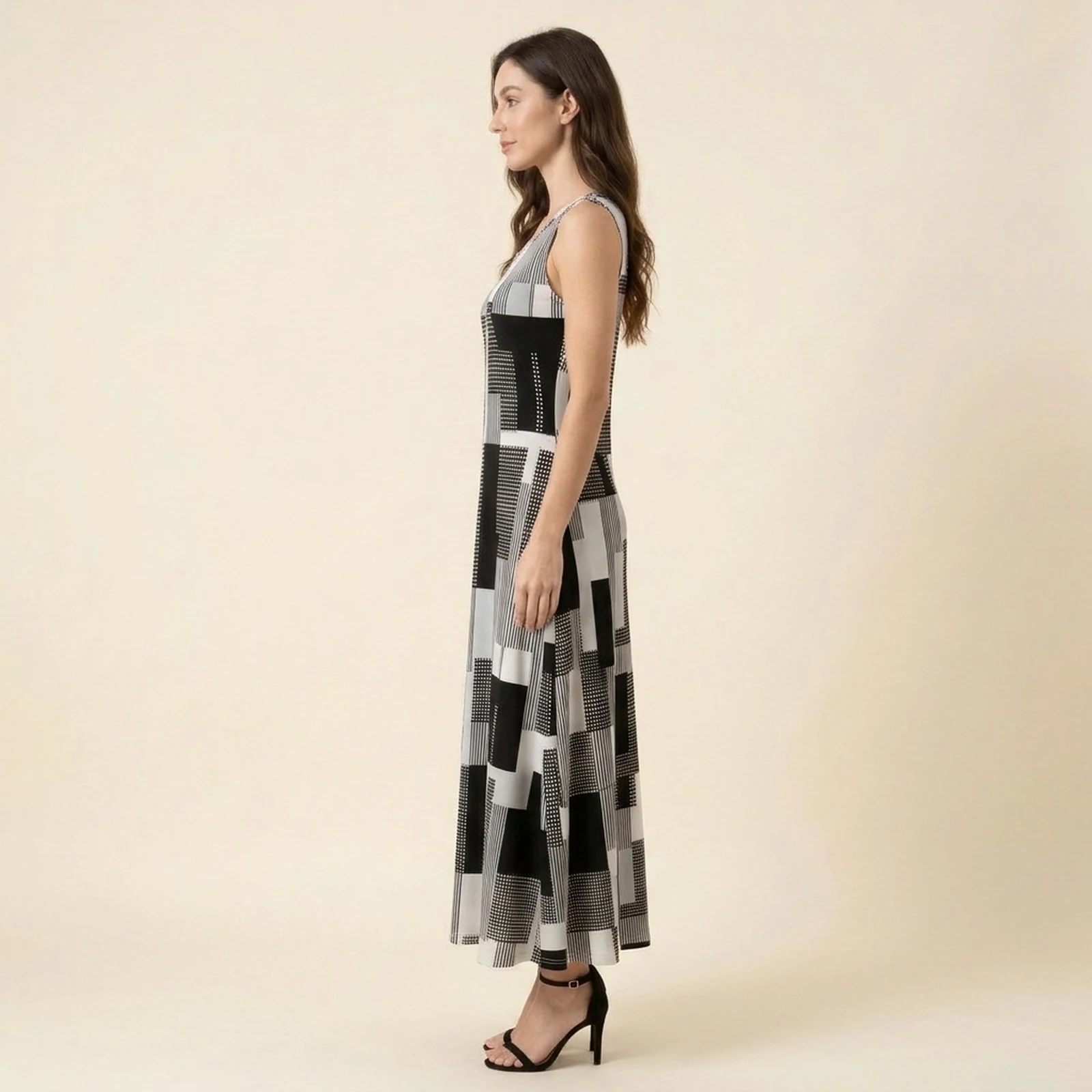 Mono Block Maxi Dress, view 3