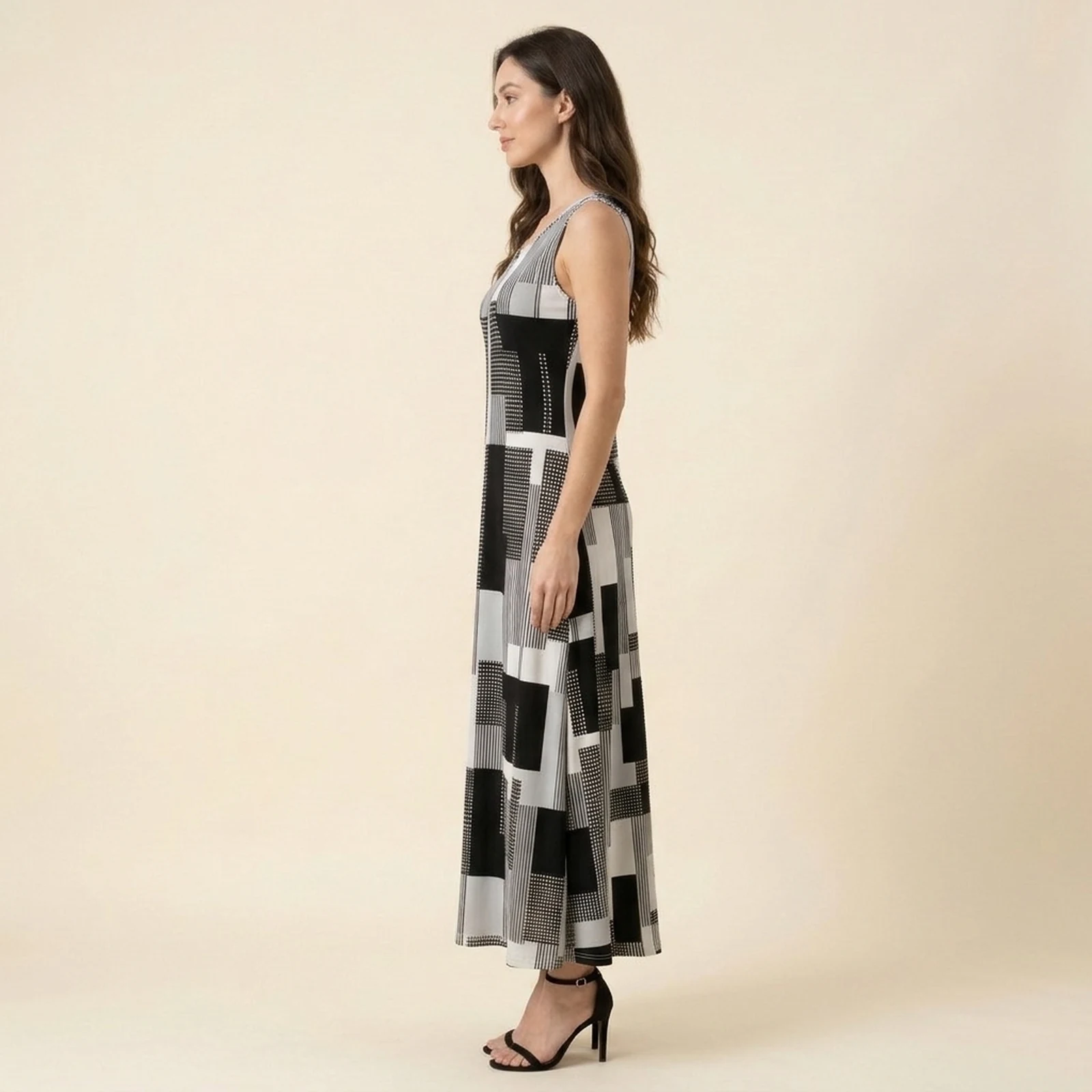 Mono Block Maxi Dress, view 4