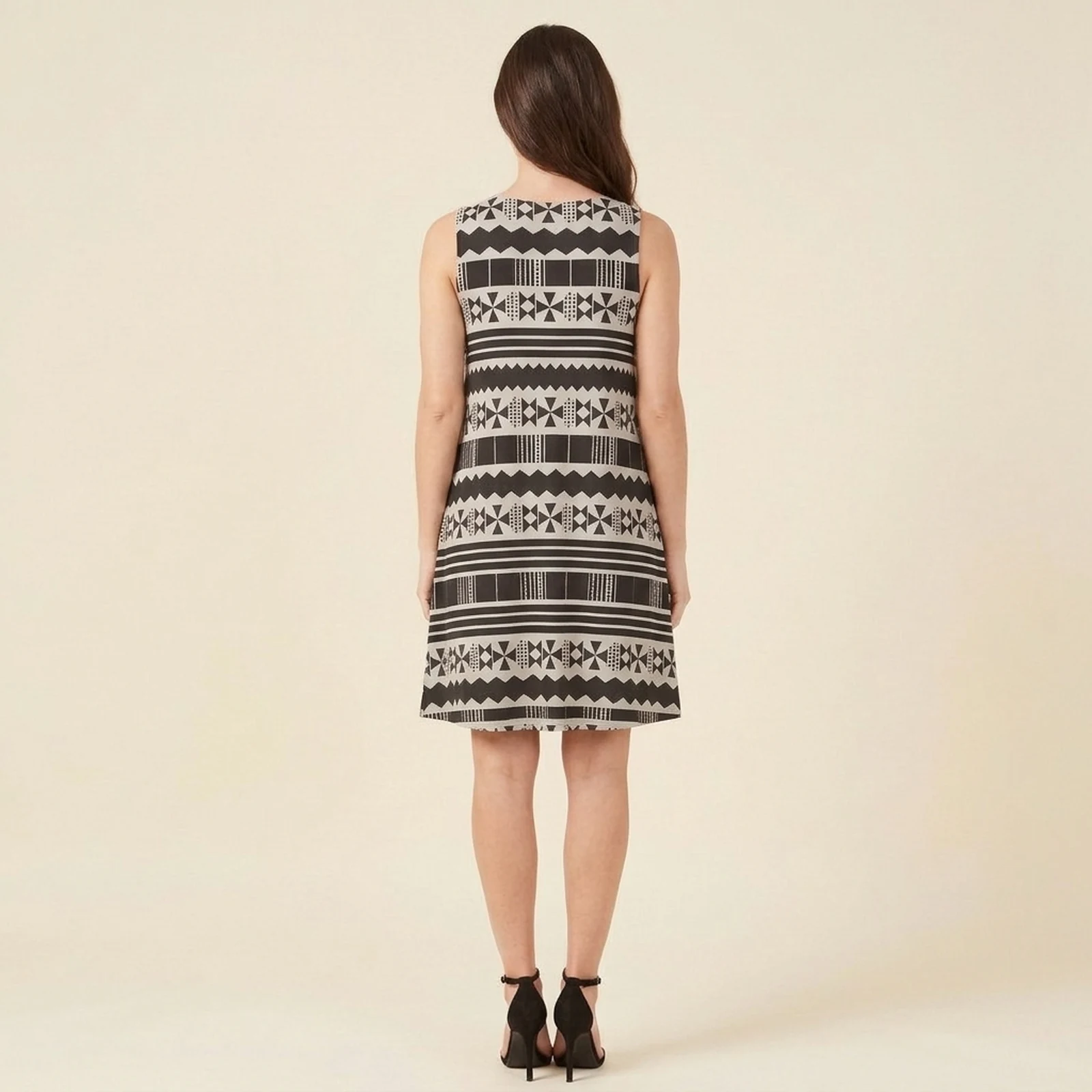 Onyx Tribal Swing Dress, view 2